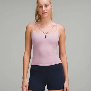 Lululemon Ebb to Street Strappy Tank Top B/C Cup Rose Blush / Rose